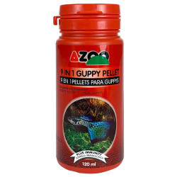 9 In 1 Guppy Pellet 60gr Comida Flotante Peces Guppys Pecera