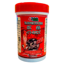 Tubifex Worm 15gr Comida Snack Liofilizada Peces Acuario