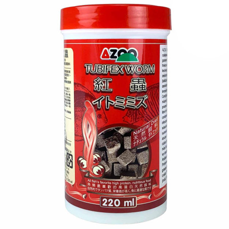 Tubifex Worm 30gr Comida Liofilizada Peces Acuario Pecera