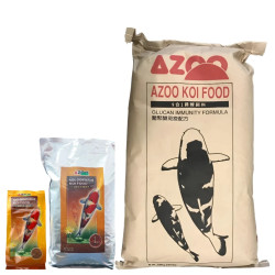 Azoo Growth Plus Koi Food 20kg Comida 6mm Goldfish Carpas