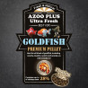 Pellet Premium Peces Dorados 122gr Oranda Cabeza Leon Ranchu