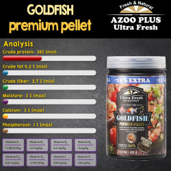 Pellet Premium Peces Dorados 122gr Oranda Cabeza Leon Ranchu