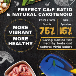 Delicias Camarón Peces Marinos 130gr Comida Arrecifes